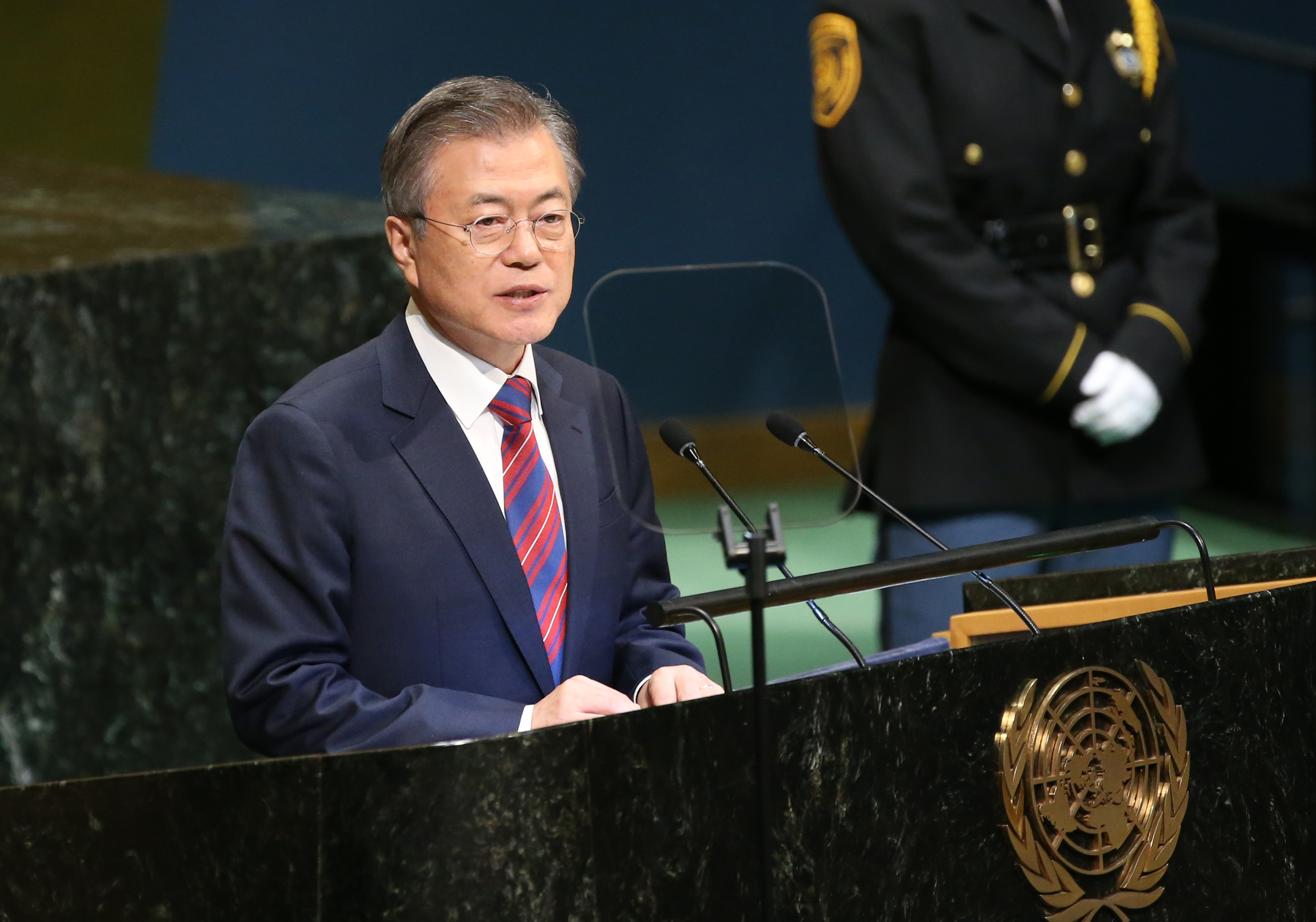 赤几副总统曼格出席第80届联合国大会一般性辩论开幕式