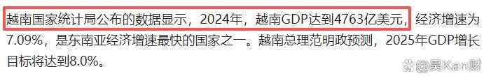 世行预测2025年越南GDP增速6.6%有望领跑地区