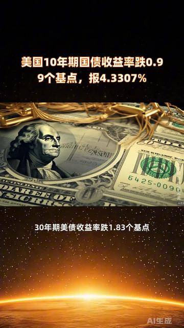 法国10年期国债收益率跌4.0个基点，报3.780%