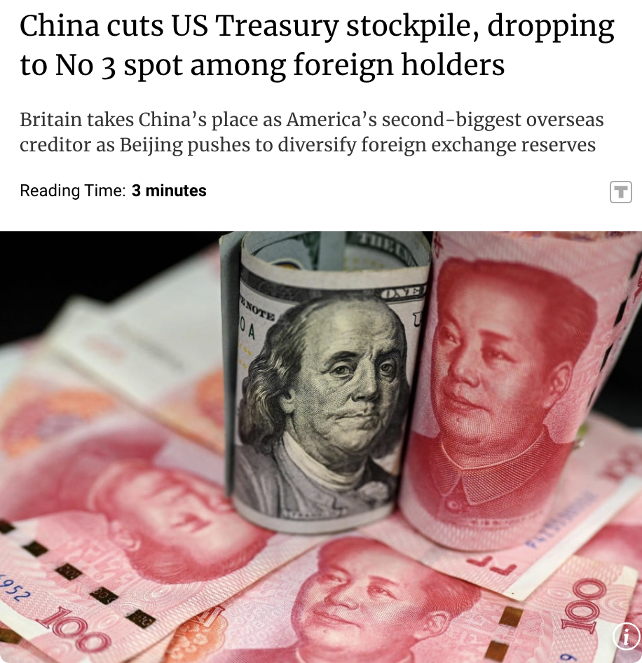 沙特的美国国债持有量上升至1604亿美元