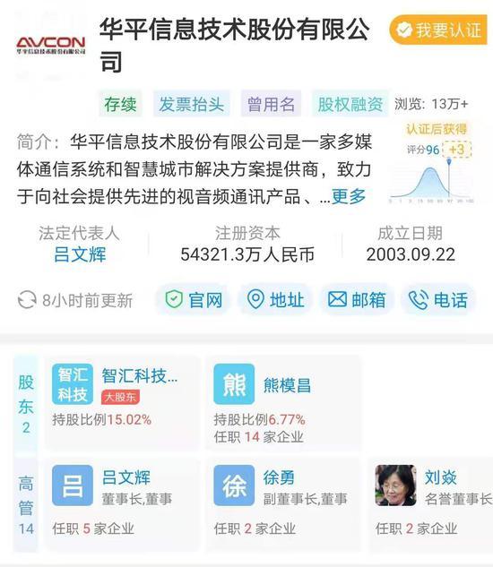 华平股份:广东创赋电力建设有限公司为公司下属子公司